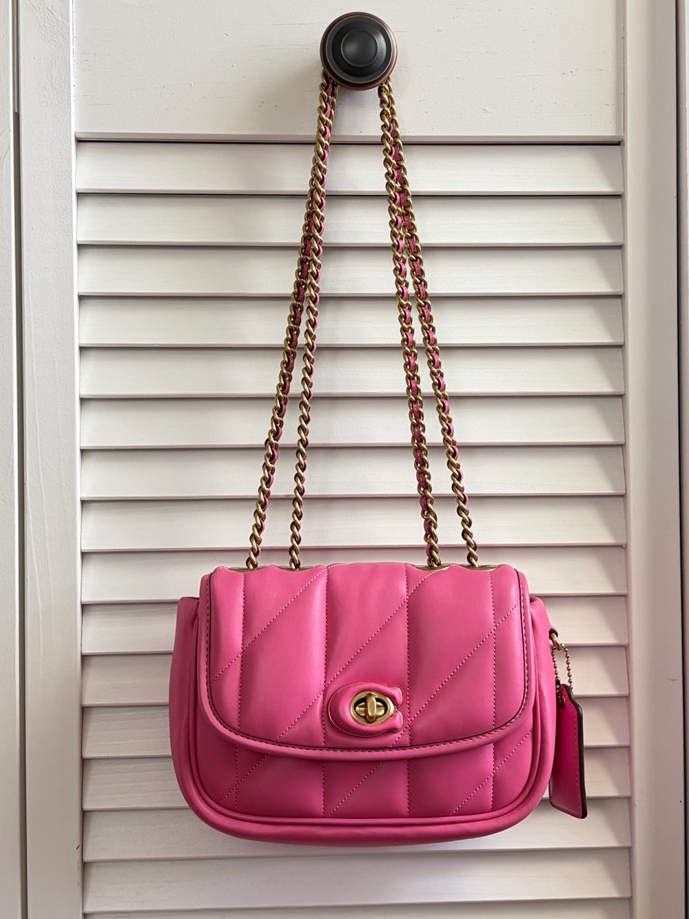 Coach Pillow Madison 18 Shoulder Convertible Pink